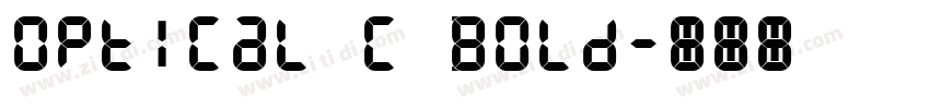 Optical C Bold字体转换